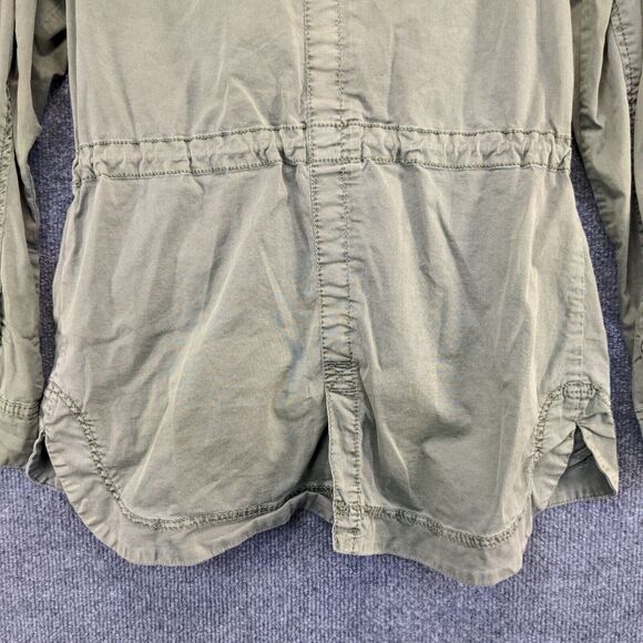 Marrakech Women's Full Zip Military Utility Jacket Green XS Long Sleeve Pockets - Picture 8 of 13